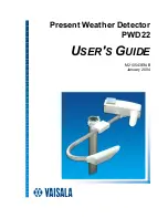 Preview for 1 page of Vaisala PWD22 User Manual