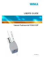 Vaisala Radiosonde RS92-SGP User Manual preview