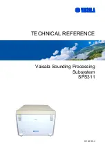 Preview for 1 page of Vaisala SPS311 Technical Reference