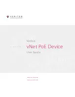 Предварительный просмотр 1 страницы Vaisala Veriteq vNet PoE Device User Manual