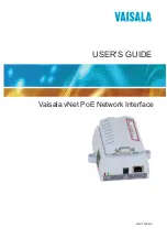 Preview for 1 page of Vaisala VERITEQ vNet User Manual