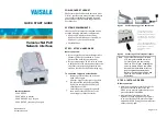 Vaisala vNet Series Quick Start Manual preview