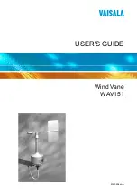 Vaisala WAV151 User Manual preview