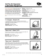 Preview for 2 page of Val-Tex Easy Lube 40-70 Operating Manual