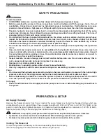 Preview for 10 page of Val-Tex QS-5000-C Operating Manual