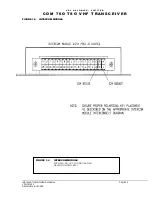 Preview for 14 page of VAL COM 76O TSO Installation & Owner'S Manual