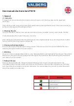 Preview for 37 page of VALBERG PS310 User Manual