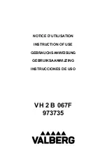 VALBERG VH 2 B 067F Instructions Of Use preview