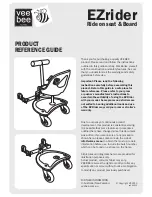 Valco baby EZ Rider Product Reference Manual preview