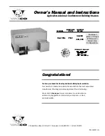 Preview for 1 page of Valco baby Heat Rite 225 Owner'S Manual And Instructions