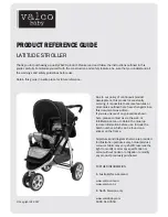 Valco baby Latitude Stroller Product Reference Manual preview