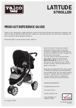 Valco baby LATITUDE Product Reference Manual preview