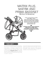 Preview for 2 page of Valco baby Matrix Product Reference Manual