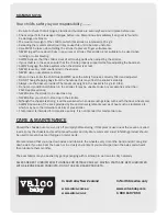 Предварительный просмотр 4 страницы Valco baby ORION Product Reference Manual