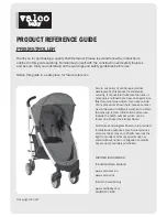 Valco baby prism Product Reference Manual preview