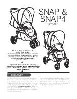 Предварительный просмотр 2 страницы Valco baby SNAP Product Reference Manual