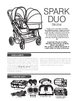 Предварительный просмотр 2 страницы Valco baby SPARK DUO Product Reference Manual