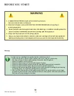 Preview for 12 page of Valco baby VENTRA PRO VPR-016-001 Installation & Operation Manual