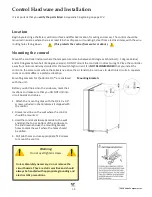 Preview for 19 page of Valco baby VENTRA PRO VPR-016-001 Installation & Operation Manual