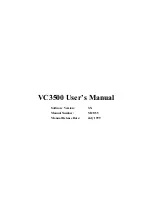 Valco Cincinnati VC3500 User Manual предпросмотр