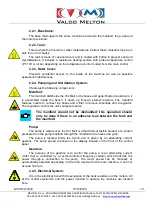 Preview for 19 page of VALCO MELTON D4-L User Manual