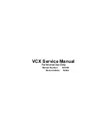 VALCO MELTON VCX Service Manual предпросмотр