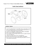 Предварительный просмотр 3 страницы Valcom 12" Installation Manual