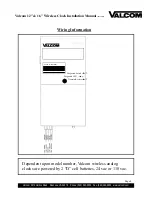 Preview for 4 page of Valcom 12" Installation Manual