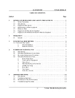 Preview for 3 page of Valcom AS-3226B/URC Technical Manual