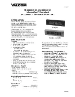 Valcom InformaCast VL520BK-F-IC Quick Start Manual preview