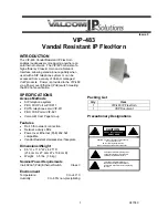 Предварительный просмотр 1 страницы Valcom IP Solutions VIP-483 User Manual