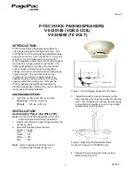 Valcom PagePac V-5330100 Manual предпросмотр