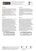 Preview for 2 page of Valcom T72 Series Manual