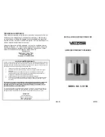 Valcom V-1015B-W Installation Instructions предпросмотр