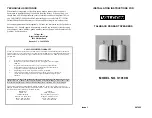 Preview for 1 page of Valcom V-1019B Installation Instructions