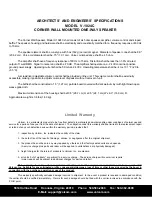 Preview for 2 page of Valcom V-1024C Technical Specifications