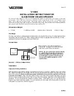 Valcom V-1040 Installation Instructions предпросмотр