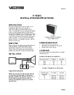 Preview for 1 page of Valcom V-1052C Installation Instructions