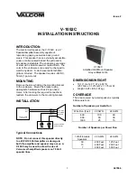 Valcom V-1052C Installation Instructions preview