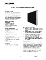 Valcom V-2273 Quick Start Manual preview