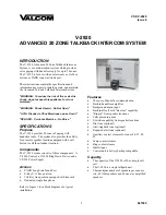 Valcom V-2920 User Manual предпросмотр