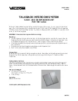 Valcom V-2925 Instruction Manual preview