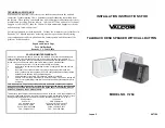 Предварительный просмотр 1 страницы Valcom V-764 Installation Instructions