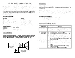 Предварительный просмотр 2 страницы Valcom V-9010 Installation Instructions