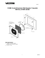Valcom V-9808 Installation Manual предпросмотр