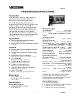 Valcom V-9908 Instruction Manual предпросмотр