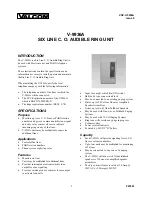 Valcom V-9936A User Manual предпросмотр