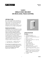 Preview for 1 page of Valcom V-9970 User Manual