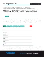 Предварительный просмотр 13 страницы Valcom V-9972 Configuration Manual