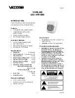 Valcom V-998-AM Instruction Manual предпросмотр